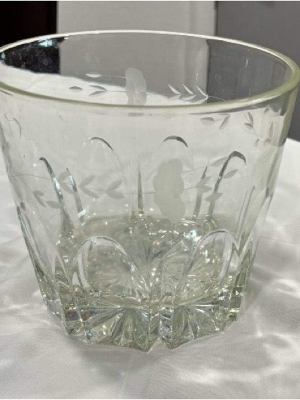 Vintage Princess House Heritage Crystal Ice Bucket